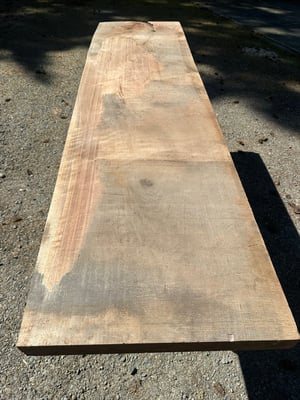 No live edge walnut slab 