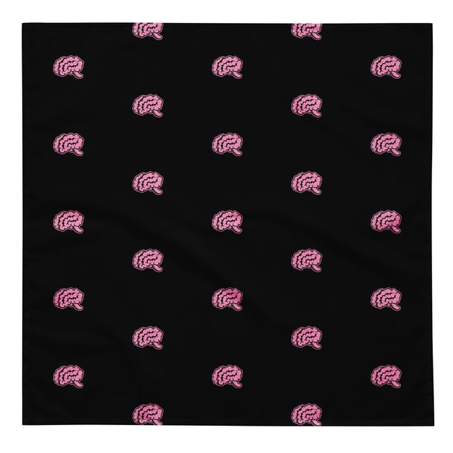 Brain Bandana Black