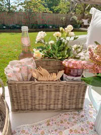Image 1 of Large Rattan Storage Caddy