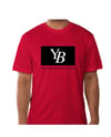 YB Block Logo Crewneck Red T-Shirt