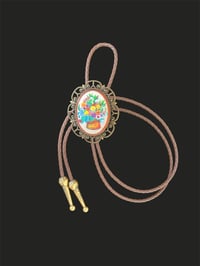 Image 1 of Vintage Flower Boutique Bolo Tie