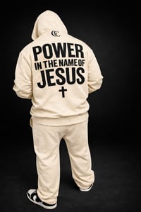 Image 4 of Power of the name of Jesus hoodie 