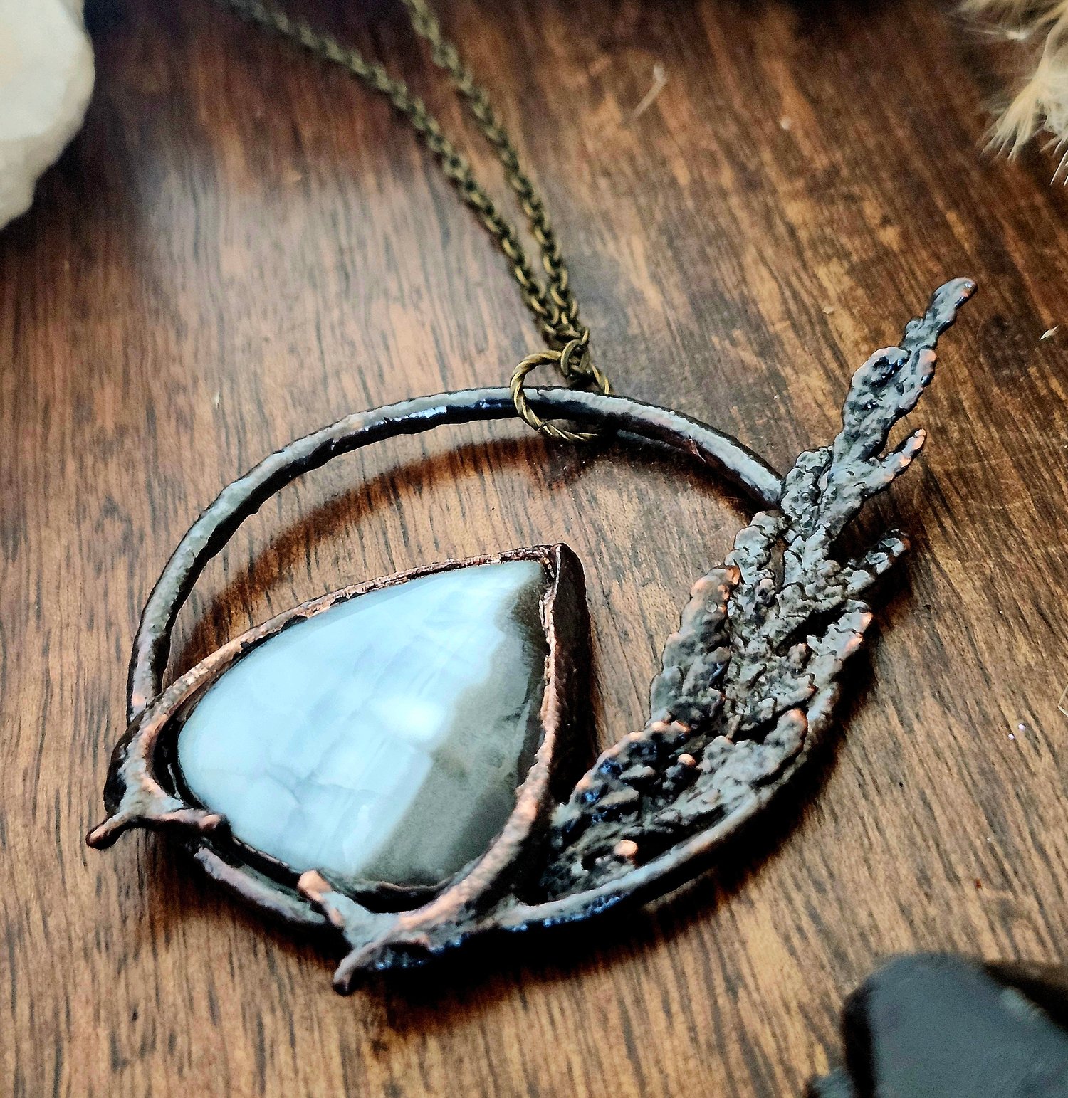 Image of Blue Opal Necklace 