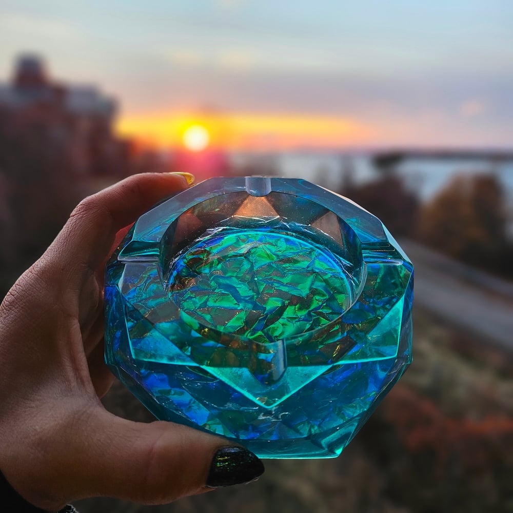 Image of Turquoise Opal Inspired Ashtray