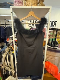 Image 1 of Aqua black dress