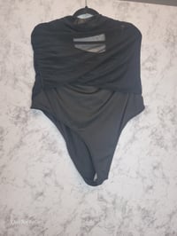 Image 2 of Black Sheer Tube Dress