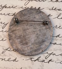Image 3 of Large Framed Etching Brooch