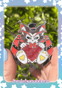 Hazbin Hotel - Husk heart Enamel Pin badge