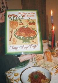 Image 2 of The Days are Like Soaghetti Print
