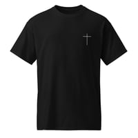 Image 4 of "Cross Over Heart" Tee | Gildan