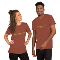 Image 2 of Officially licensed demon family back design green Unisex t-shirt
