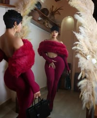 Image 3 of Barbie Fur top jumpsuit 