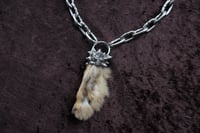 Image 3 of Dead Good spikey hare foot necklace
