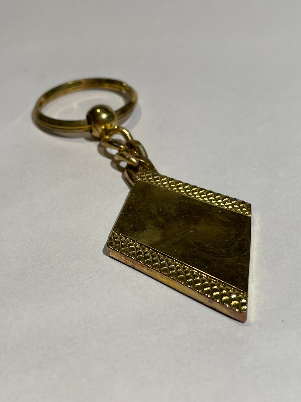 Image of Brass Diamond Keychain 