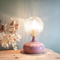 Image 4 of Lampes Ceramique & Verre Rose 