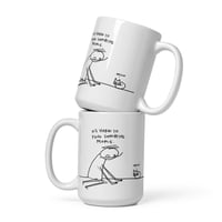 Image 1 of supportive people White glossy mug 