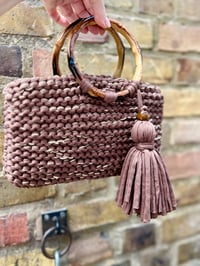 Image 2 of Brown/Gold Tassel bag 