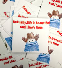 Biscuit Beast Positivity Sticker