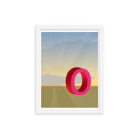 Image 1 of The Pink O Framed poster