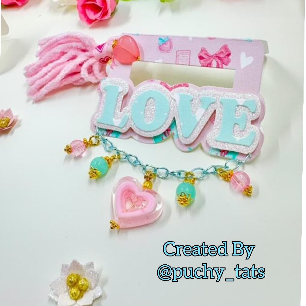Image of Small "LOVE" Bag Topper