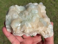 Image 8 of Green Apophyllite & Stilbite Specimen | India #3079