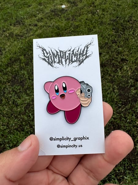 Image of KIRBY ENAMEL PIN