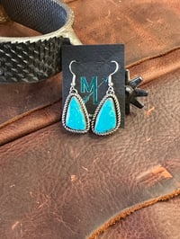 Image 1 of High Blue Kingman Earrings