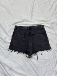 Image 2 of Zara black mom shorts // 38