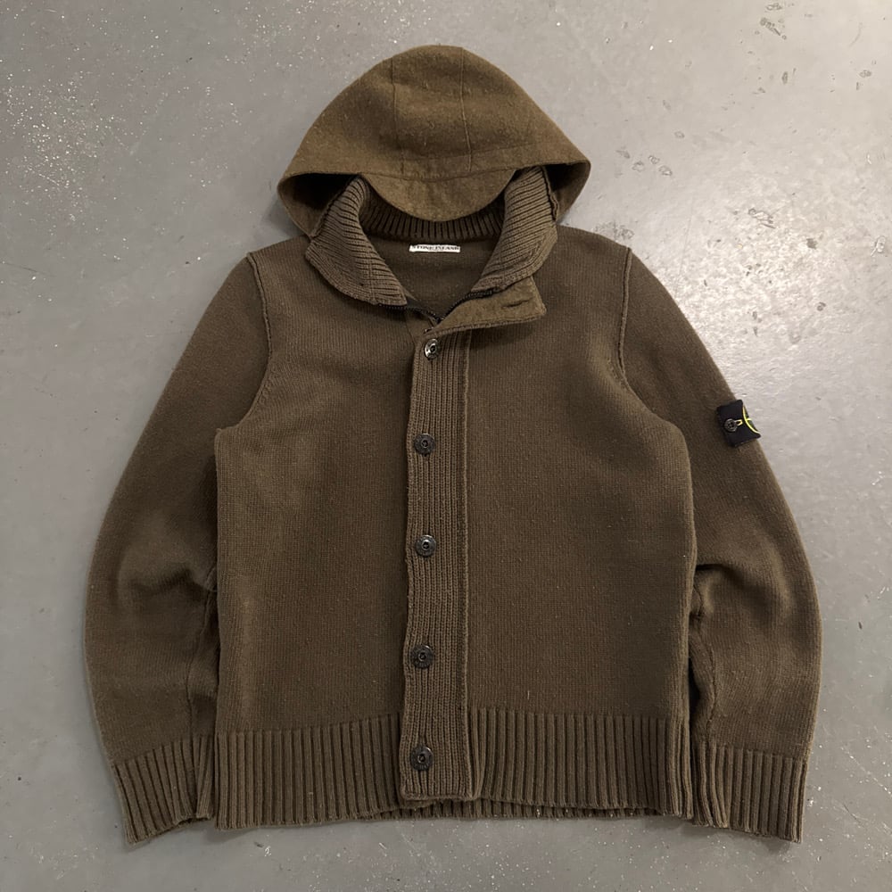 Image of AW 2007 Stone Island  wool zip, size medium