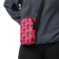 Image 1 of Marlowe Ink Raven Skull Pink Crossbody Bag