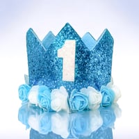 Blue Birthday Crown