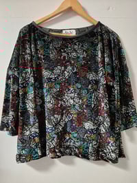 Image 1 of Swing Top-stained glass velvet 