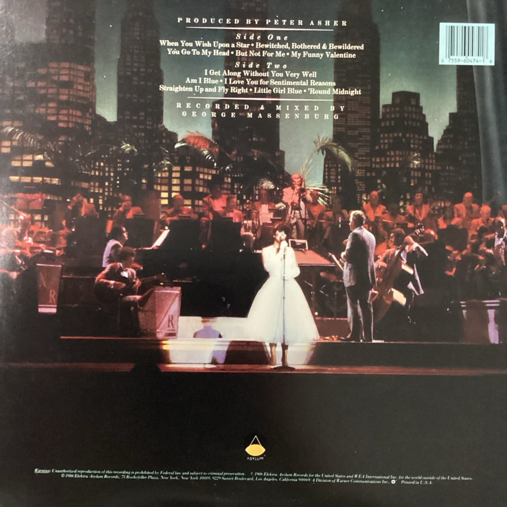 Linda Ronstadt With Nelson Riddle & His Orchestra - For Sentimental Reasons 