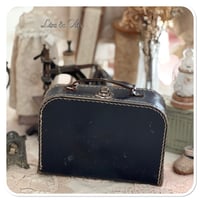 Image 4 of Vintage French childs sewing box full of French lace buttons and cotton