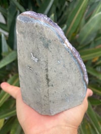 Image 4 of Amethyst Base Cut Polished Edge #1278