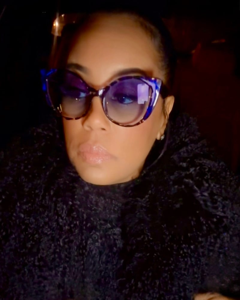 Image of “LA” CatEye Eyewear (blue tint) 