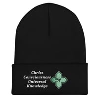 Christ Consciousness + Universal Knowledge Cuffed Beanie