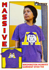 Image 3 of Washington Munkies Garment Dyed Tee