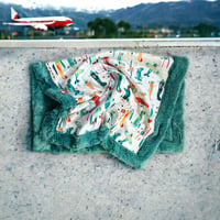 Image 1 of Flying By Large Car Seat Blanket - XLarge - 20" x 32"
