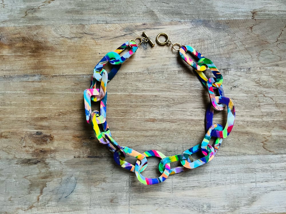 Image of Links Necklace in Multi