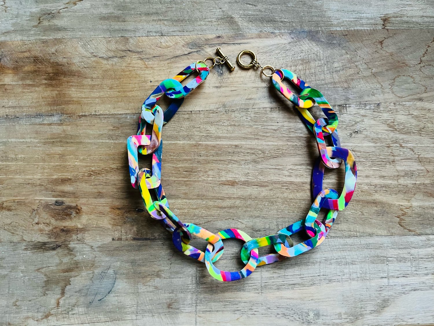 Image of Links Necklace in Multi