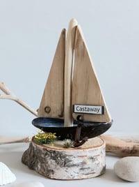 Image 4 of Driftwood Sailboat (made to order)