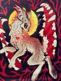 Image 2 of Eats and Eaten - Rabbit Tapestry