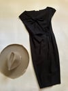 90s Prada black sheath dress