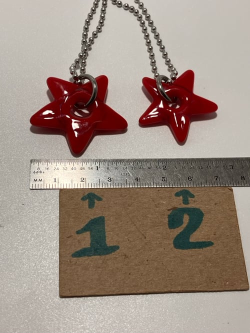 Image of fire red stars