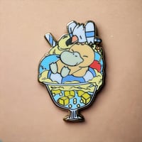 Image 2 of Psyduck Soda Float Enamel Pin