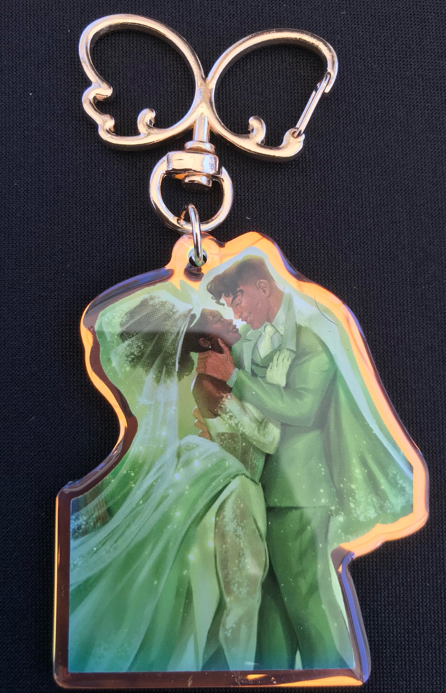 Image of The Frog Wedding Iridescent Acrylic Charm Keychains