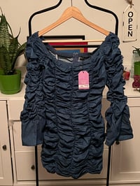 Image 1 of NWT denim dress