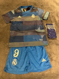 Image 1 of Real Madrid blue Mbappe no.9 