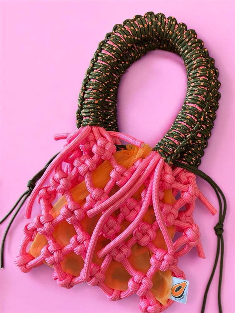 Image of Sunshine Bag- Army x Pink